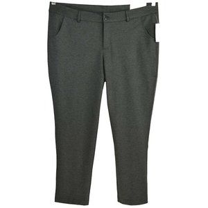 Christopher & Banks Pants Size 20W Tapered Shaped Fit Mid Rise Gray Pock…